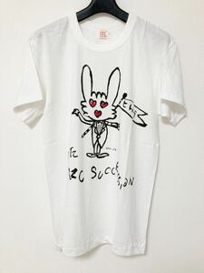 当時もの80'sビンテージ RCサクセション忌野清志郎デザインヒトハタウサギ Tシャツ タイマーズ