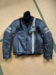 BATES. original leather jacket L size winter used 