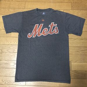 MLB NEW YORK METS #5 WRIGHT MEN’S SHORT SLEEVE T-SHIRTS (Majestic) size-M(着丈71身幅52) 中古(美品) 送料無料 NCNR