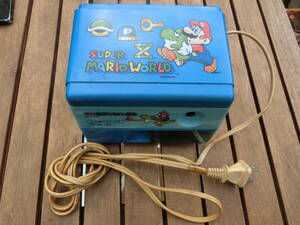 [1 jpy ~] super Mario world electric pencil sharpener vessel Mitsubishi electric sharpener ES-30 type 