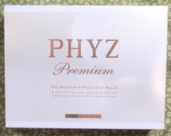 ブリヂストンゴルフ PHYZ Premium GOLD PEARL 　ファイズプレミアム　ゴルフボール1ダース　新品