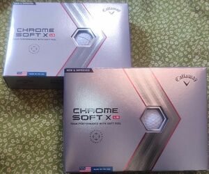 キャロウェイ クロム ソフト CHROME SOFT X LS　ゴルフボール 2ダース　新品　ホワイト