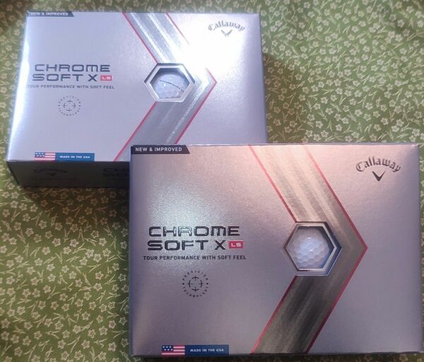 キャロウェイ クロム ソフト CHROME SOFT X LS　ゴルフボール 2ダース　新品　