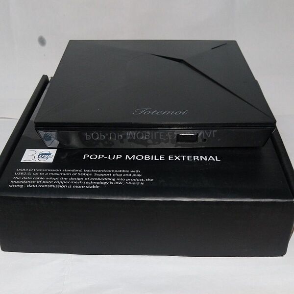 Totemoi ポータブルDVD&CDドライブ