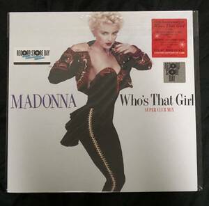 Madonna / Who's That Girl (Super Club Mix) 35th ANIVERSARY LIMITED EDITION OF RED VINYL 赤盤 マドンナ フーズ ザット ガール