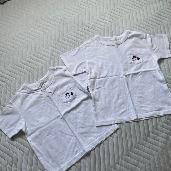 100 110 スヌーピー Tシャツ 半袖 ユニクロ サーフ ジョークール キッズ トップス ジュニア