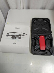 ジャンク 現状品 DJI spark lava red ドローン 中古品