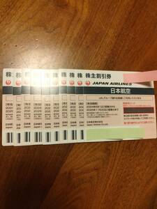 JAL株主優待券　10枚セット　匿名配送