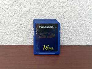 Panasonic パナソニック SDカード 16MB