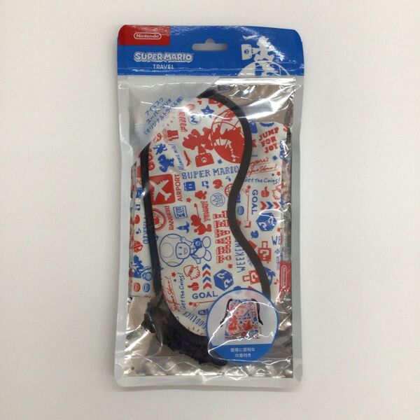 新品 未開封 SUPER MARIO TRAVEL アイマスク スーパーマリオ オリジナルトラベル柄 Nintendo 任天堂