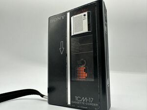【通電のみ確認】SONY ソニー カセットテープレコーダー COSSET-CORDER TCM-17 カセットプレーヤー 昭和レトロ 