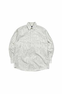 KENZO PARIS stripe shirt ケンゾー 長袖シャツ ストライプ柄 ホワイト サイズ2 トップス ヴィンテージ