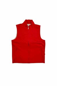 KENZO GOLF vest ケンゾーゴルフ ベスト フルジップ レッド サイズ3 ゴルフウェア ヴィンテージ