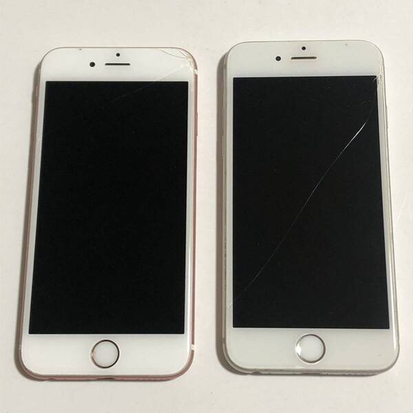 SIMフリー iPhone6s 64GB ×2台 シルバー ローズゴールド SIMロック解除 Apple iPhone 6s スマートフォン アップル シムフリー 送料無料
