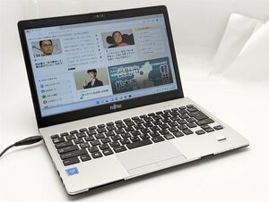 激安 高速SSD 日本製 ノートパソコン 13.3型 富士通 S937/S 中古美品 第7世代 Celeron メモリ12GB 無線 Wi-Fi webカメラ Windows11 Office