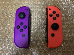 即決! ニンテンドー スイッチ Nintendo Switch ジョイコン JOY-CON ネオンパープル ネオンレッド (L)/(R) 左 右 セット 