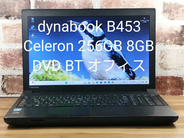 dynabook Celeron 新品SSD256GB メモリー8GB DVD BT オフィス Win11初期設定済