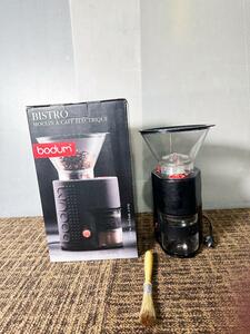 ★ 中古★bodum/ボダム　BISTRO　電気式コーヒーグラインダー　コーヒーミル　ブラック【10903】DICU