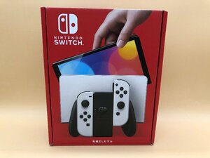 1 jpy ~ Nintendo Switch have machine EL model white HEG-001 nintendo switch game machine * scratch equipped * superior article *[296-0602-T10]