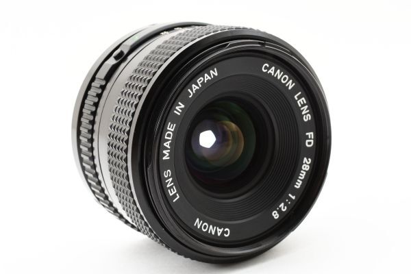 人気美品☆キャノン Canon New FD 28mm F2.8 単焦点 広角レンズ