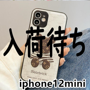 iphone12miniケース カーバー TPU 可愛い 熊　お洒落　韓国　　軽量 ケース 耐衝撃 高品質 ホワイト98