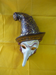  венецианский маска Италия bene Cheer. маска TRAGICOMICA подлинный предмет. бумажный думаю старый предмет. произведение искусства орнамент 
