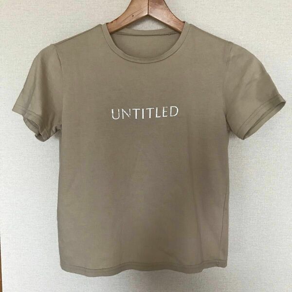 UNTITLED アンタイトル　半袖Tシャツ　　カットソー　 トップス　 日本製　ワールド