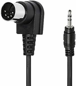 90° elbow MIDI cable, 5 pin Din from 3.5mm TRS 3M / 5-Pin DIN plug male to 3.5 MM T