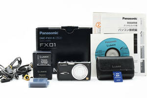 【並品】パナソニック Panasonic LUMIX DMC-FX01 ブラック 元箱