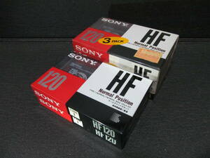 SONY HF 120 カセットテープ　5本