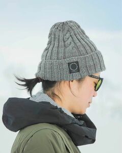 山と道 Merino Knit Cap Gray