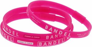 新品 送料無料 正規品 BANDEL Sサイズ 3連 3本 バンデル ストリングブレスレット ピンク シリコン ブレス 腕回り16ｃｍ パワーバランス