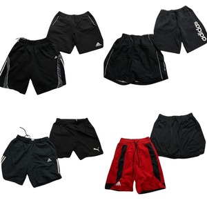  old clothes . set sale sports bra ndoMIX short pants 8 pieces set ( men's M ) Reebok Adidas MS3934 1 jpy start 
