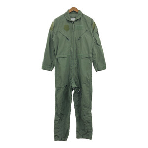 00年代 BARRIER WEAR U.S.ARMY CWU-27/P フライトスーツ オールインワン ミリタリー 戦闘服 グリーン (メンズ 42R) 中古 古着 Q8570