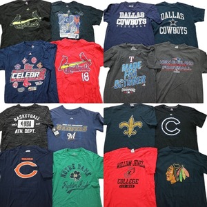 古着卸 まとめ売り プロチーム 半袖Tシャツ 16枚セット (メンズ M ) NFL MLB カージナルス NBA MT2168 1円スタート