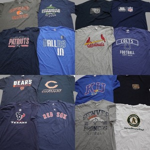 古着卸 まとめ売り プロチーム 半袖Tシャツ 16枚セット (メンズ XL ) NFL MLB レッドソックス カージナルス MT3868