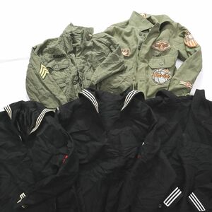 【訳あり】 古着卸 まとめ売り シャツMIX 米軍実物 ミリタリー 19枚セット (メンズ ) 長袖 半袖 セーラーシャツ W2292