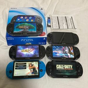 PS Vita 6台セットPCH-2000 2台 PCH-1100 2台PCH-1000 2台 ソフト起動確認済