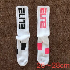 ★【新品未使用】ELITEナイキNIKE バスケットボール ソックス靴下 2足