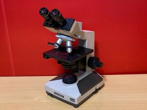 OLYMPUS／ オリンパス　双眼生物顕微鏡　生物顕微鏡　CHS　100/120V~50-60Hz　0.32/0.27A　LAMP 6V20W　日本製　動作未確認