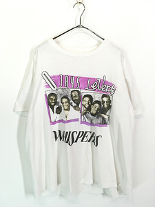 古着 90s USA製 O Jays Levert 「Whispers」 R&B ソウル ブルース ラップ Tシャツ XL位