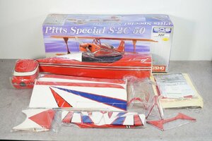 [NZ][E4341216] unused not yet constructed goods KYOSHO Kyosho Pitts Special S-2C 50 radio controlled airplane construction instructions, original box etc. attaching 