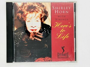 即決CD SHIRLEY HORN WITH STRINGS / HERE'S TO LIFE シャーリー・ホーン・ウィズ・ストリングス ヒアズ・トゥ・ライフ POCJ-1114 X39