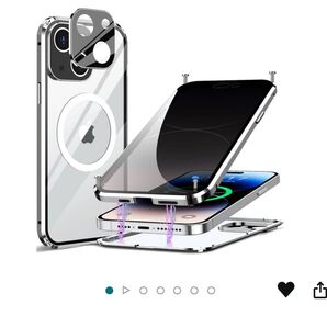 iPhone 14 Plus ケース シルバー