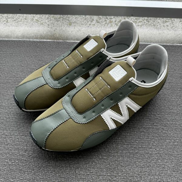 ミズノ MIZUNO MLC-00 SLIP-ON WP[ユニセックス] オリーブ×ホワイト 26.0