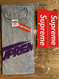 Sサイズ 新品 23AW SUPREME Mont Blanc Tee Heather Grey Tシャツ シュプリーム グレー ボックスロゴ ステッカー付 neighbor wta human stu