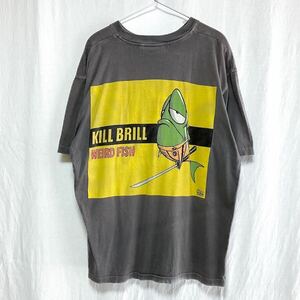 00s Kill Brill Weird Fish (Kill Bill Pulp Fiction)キルビル パルプフィクション 半袖 プリント 映画 Tシャツ 