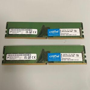 Crucial DDR4 3200 8GB 2枚 デスクトップ用 メモリCFD