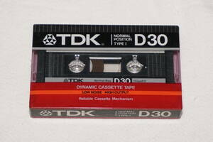 ★　TDK　★　D30　ノーマルポジション　30分　カセットテープ　昭和　レトロ