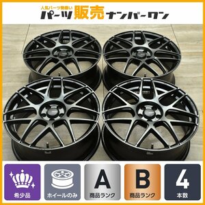 【1円～】【人気ホイール】WedsSport SA-27R 18in 7.5J +45 PCD100 4本 プリウス カローラ ツーリング スポーツインプレッサ レガシィ